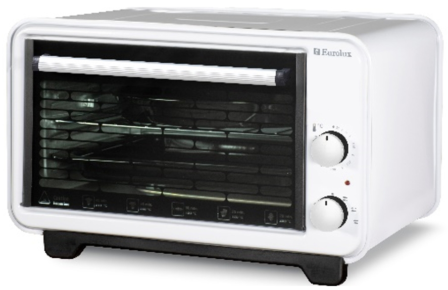 Cuptor electric Eurolux EMN36W, 36 l, 1300 W, Alb photo 1